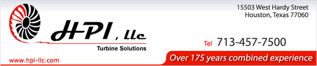 HPI, LLC Turbine Solutions - Over 175 years combined experience. Call 713-457-7500 for more information.