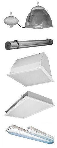 Picture of various Guth Lighting product solutions